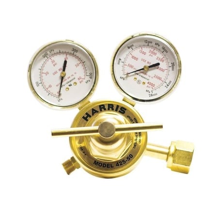 Gas Regulator, Oxygen, Single Stage, 0.825