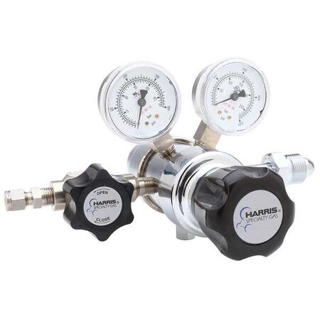 High Purity Gas Regulator, Carbon Dioxide, Two Stage, 0.825