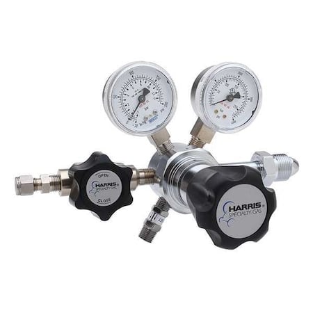 High Purity Gas Regulator, Oxygen, Single Stage, 0.908
