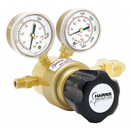 Specialty Gas Regulator, Hydrogen, Methane, Single Stage, 0.825
