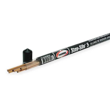 Brazing Rod, 1/8x20, 1190-1500 F, PK7 MPN:5620FMPOP