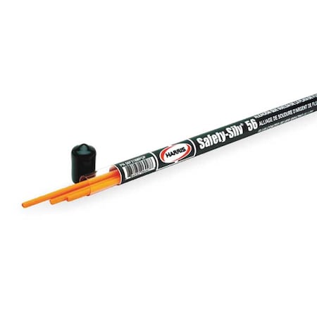 Brazing Rod, Flux, 1/16x18, 1145-1205 F, PK3 MPN:56F318MPOP