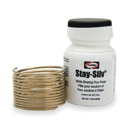 Brazing Kit, 1145-1205 F, w/1.75 oz Flux MPN:56KPOP