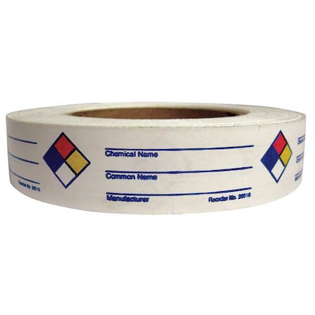 Label, NFR, Vinyl, 3 in W, 1 in H MPN:01LB26518