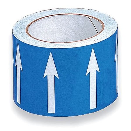 Arrow Tape, White/Blue, 4 In. W, DA-3WB MPN:DA-3WB