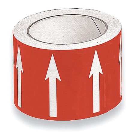 Banding Tape, Red, 4in W, 54ft Roll L MPN:DA3