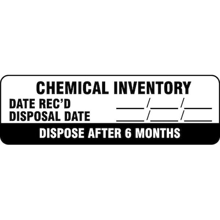 Label, Black/White, Paper, PK500 MPN:LB132296