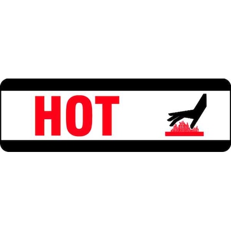 Label, 7/8 In. H, 2-7/8 In. W, PK500, LB132305 MPN:LB132305