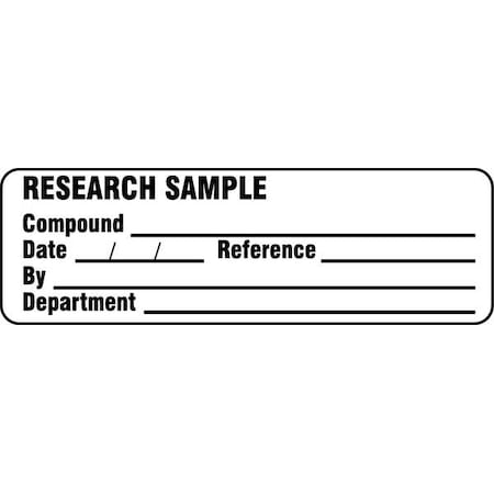 Label, 7/8 In. H, 2-7/8 In. W, PK500, LB132318 MPN:LB132318