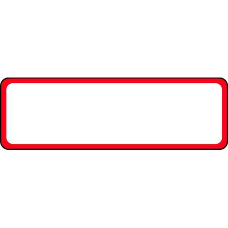 Label, 7/8 In. H, 2-7/8 In. W, PK500, LB132321 MPN:LB132321