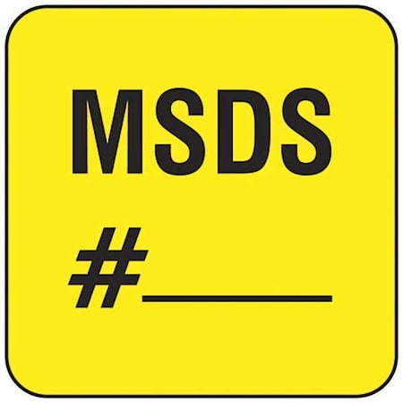 Label, 7/8 In. W, 7/8 In. H, PK500, LB132334 MPN:LB132334