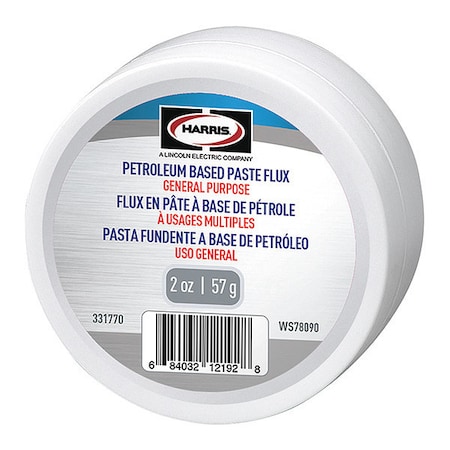Lead Free Flux, 2 Oz, For Solder Prep MPN:331770