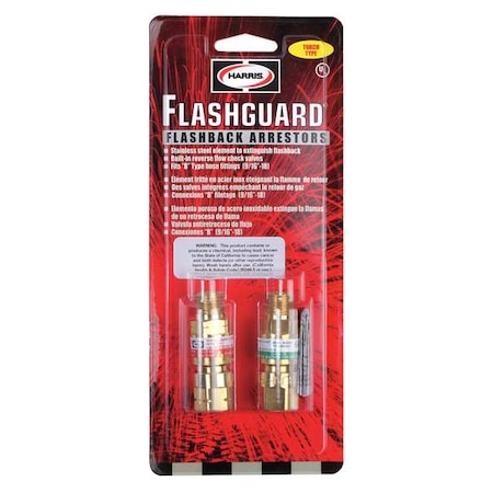 Flashback Arrestor, Torch, Oxy/Fuel MPN:88-5 FBT R&L