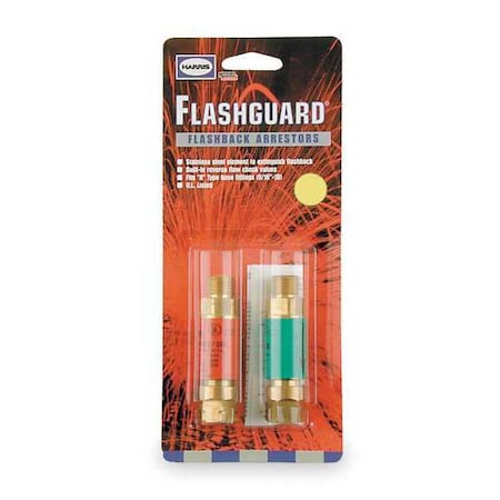 Flashback Arrestor, Regulator, Oxy/Fuel MPN:88-5FBR-R & L