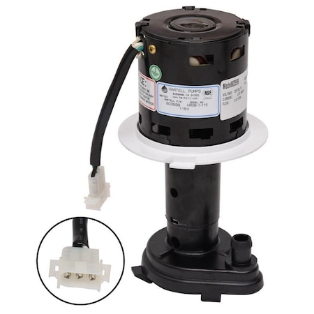 Ice Machine Pump, Screened Intake, 1/6 hp MPN:HRIM-4-230