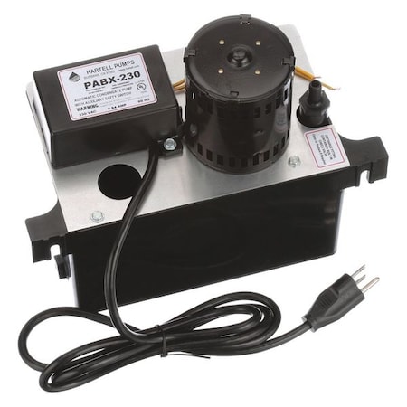 Condensate Pump, 1/25 HP, 230V, 0.84A, 125W MPN:PABX-230
