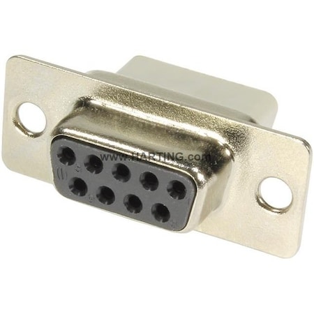 Fixing Flange D-Sub Connector, Black MPN:09670094701