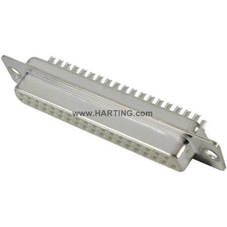 Fixing Flange D-Sub Connector, Black MPN:09672094704