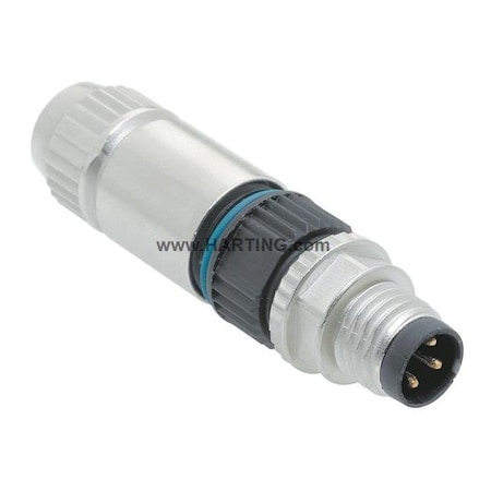 M8 Circular Connector, 3 Poles, 4 A MPN:21021511305