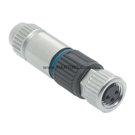 M8 Circular Connector, 3 Poles, 4 A MPN:21021512305