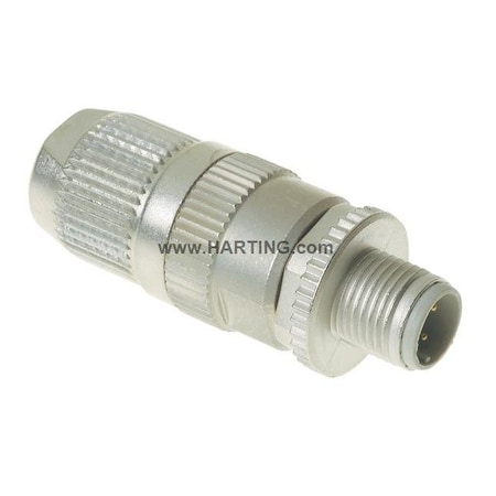 M12 Circular Connector, 4 Poles, 4 A MPN:21032811405