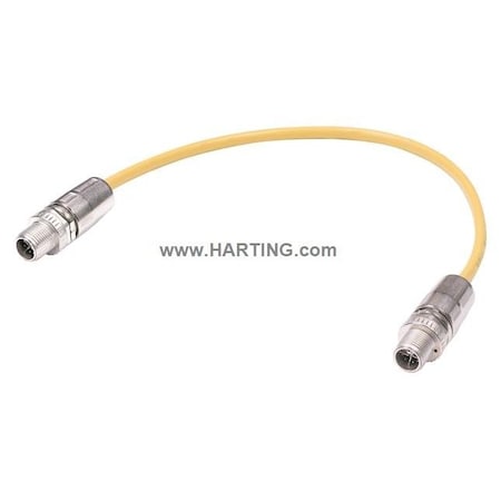 Cordset, 5m, Yellow, 26 AWG MPN:21330505855050