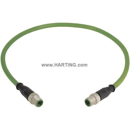 Cordset, 2m, Green, 22 AWG MPN:21349292477020