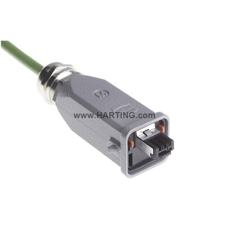 Han3A RJ45 Cable-Mount Connector, Poles 4 MPN:09451151100
