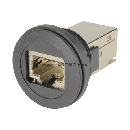 RJ45 Service Interface Coupler, Black MPN:09454521561