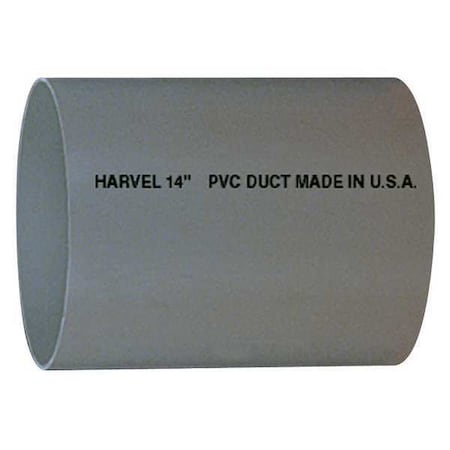 Round Rigid Duct, 8 in Duct Dia, 8 5/8 in W, 10 ft. L, 8 5/8 in H MPN:HDUC0800PG1000