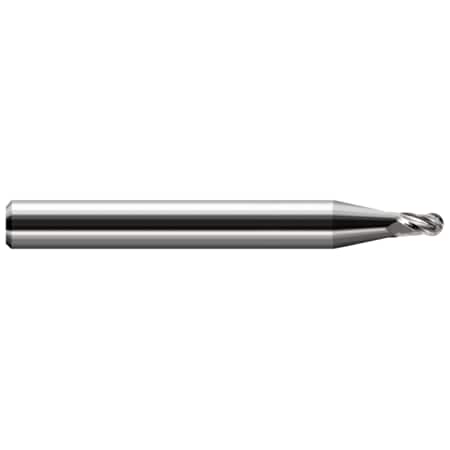 Miniature End Mill - Ball - Stub & Standard, 0.0100