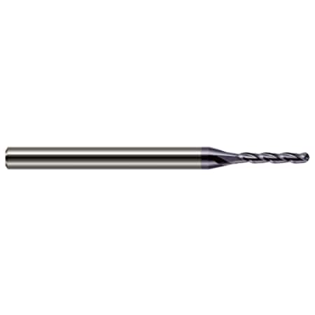 Miniature End Mill - Ball - Long Flute, 0.0780