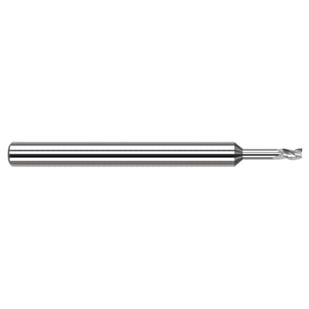 Miniature End Mill - 3 Flute - Square, 0.0250