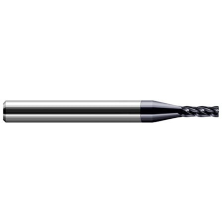 Miniature End Mill - 4 Flute - Corner Radius, 0.3750