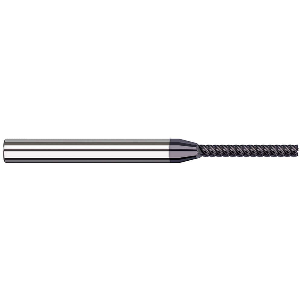 Square End Mill: 0.40 mm Dia, 3.20 mm LOC, 4 Flute, Solid Carbide MPN:981709-C6