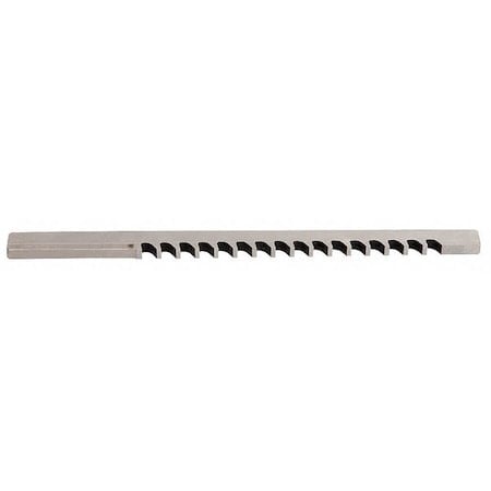 Keyway Broach, III, W 3/16, Cut L 2-1/2 MPN:10312