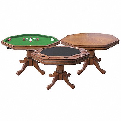 3 1 Game Table Oak/Solid Hardwood Green MPN:BG2351T