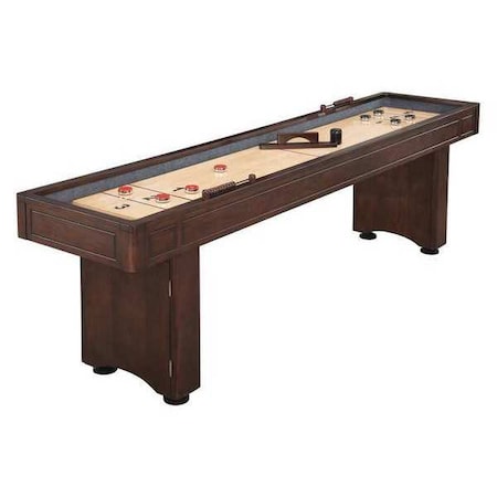 Shuffleboard Table, 110 1/4 in L, Mahogany MPN:BG1209