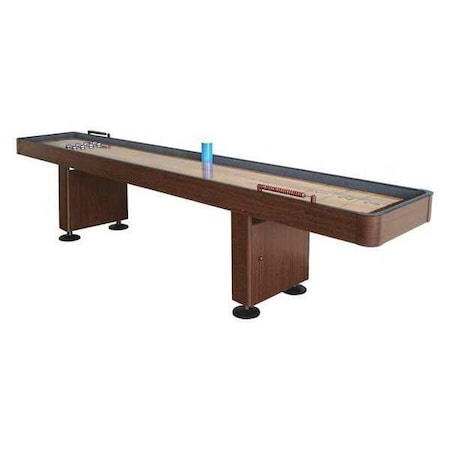 Challenger 12-Ft Shuffleboard Table w/ Storage-Walnut Finish MPN:BG1212
