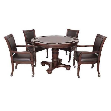 Poker Game Table Set, Walnut, 2-In-1 MPN:BG2348W