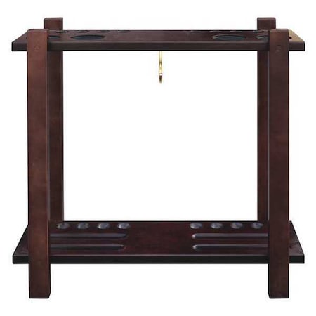Floor Billiard Pool Cue Rack, Mahogany MPN:BG2567M