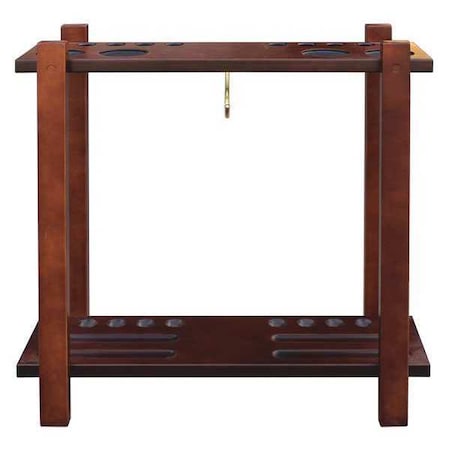 Floor Billiard Pool Cue Rack, Walnut MPN:BG2567W