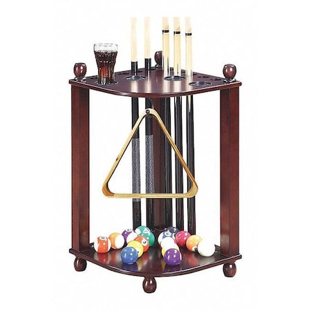 Regent Corner Floor Cue Rack, Mahogany MPN:BG2569M