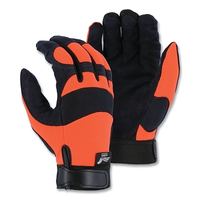 Synthetic Palm Hv Orangeback Velcro L MPN:2137HO/10