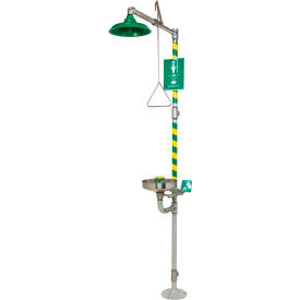 Haws® AXION® MSR 8300-8309 Emergency Combination Eye/Face Wash Station/Drench Shower 8300-8309