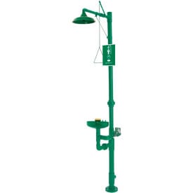 Haws® AXION® 8336 MSR Corrosion-Resistant PVC Plastic Combo Drench Shower Eye/Face Wash 8336*****##*