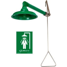 Haws® AXION® MSR 8130 Corrosion Resistant SS and PVC Horizontal Vertical Drench Shower 8130