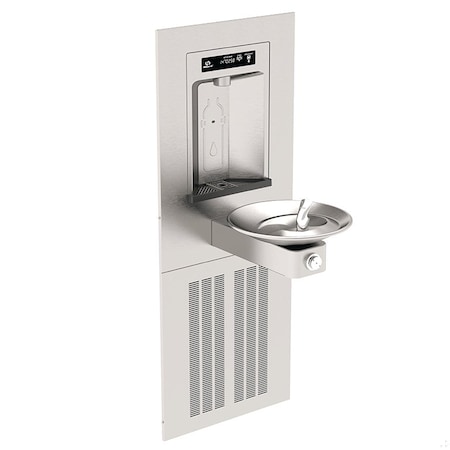 Drinking Fountain, Silver, Satin, Sensor MPN:1001HSA.8