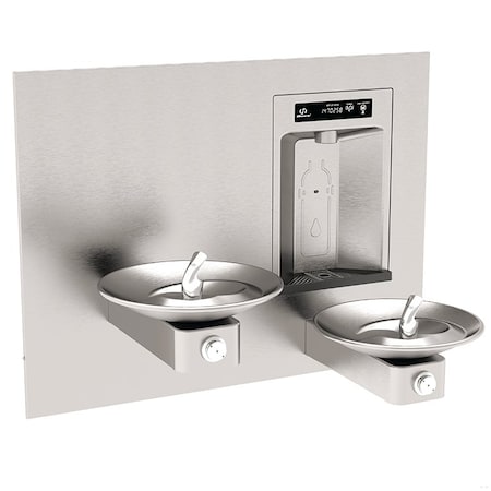 Drinking Fountain, Silver, Satin, Sensor MPN:1011HS