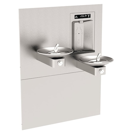 Drinking Fountain, Silver, Satin, Sensor MPN:1011HSA